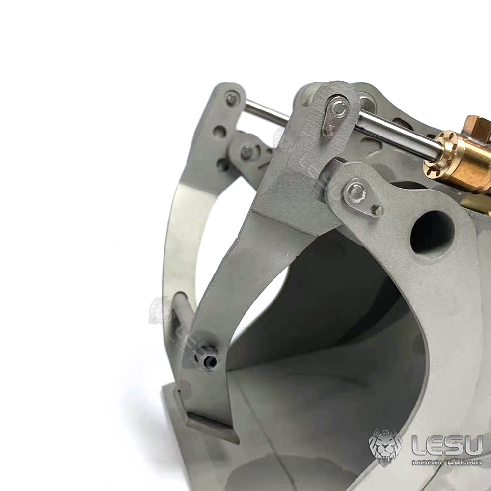 LESU 1/14 Engineering Machinery Model Excavator ET35 Modified Quick Change Hydraulic Grab Bucket Attachment