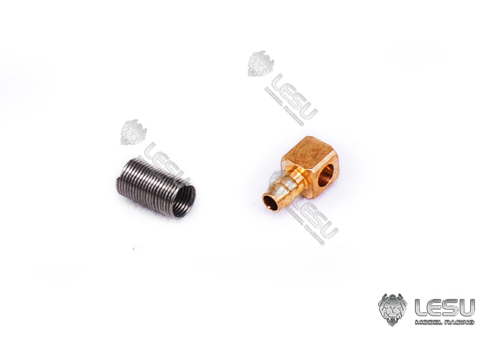 LESU engineering machinery model hydraulic components Y-1534 copper tube welding straight bend nozzle excavator metal accessories
