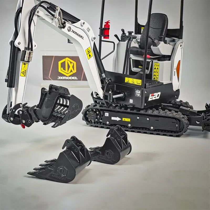 JX-E20 Mini Excavator JXmodel Hydraulic Remote Control Engineering Model Quick Release Attachment