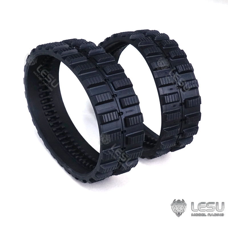 LESU 1/14 Simulation Model Engineering Crawler Bobcat Skid Steer Loader Rubber Track Strip