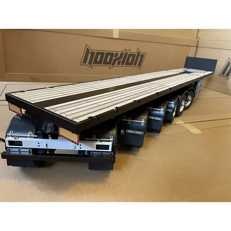 Nooxion 1/14 6-axis flatbed trailer for tractor truck