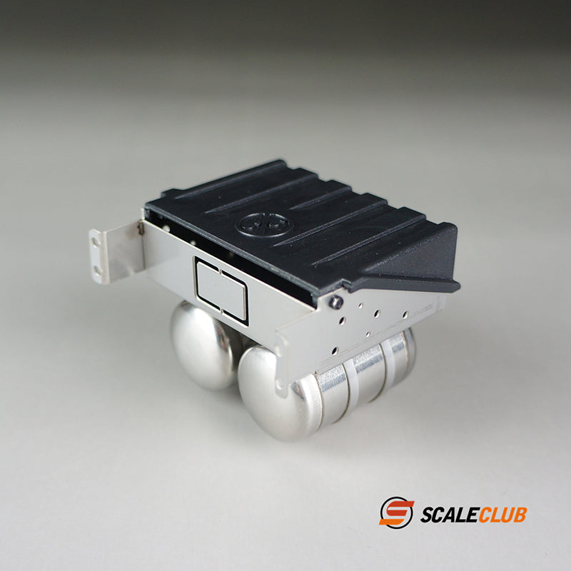 Scaleclub Model for 3363 1851 simulation battery box fuel tank metal upgrade version for Tamiya Lesu RC truck trailer dump truck