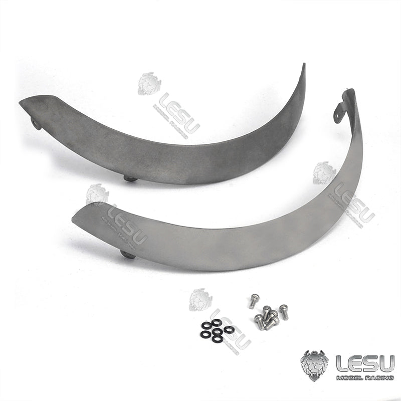 LESU 1/16 Metal Shell Upgraded Hydraulic Loader L574 Wheel Engineering Forklift Rear Wheel Eyebrow Model