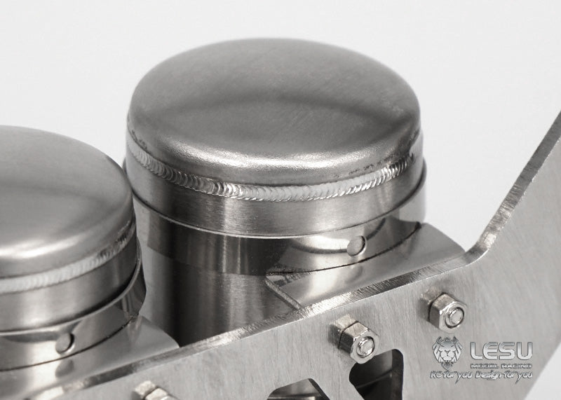 LESU G-6170 1/14 truck model simulation metal gas tank double gas tank air filter accessories Tamiya upgrade modification