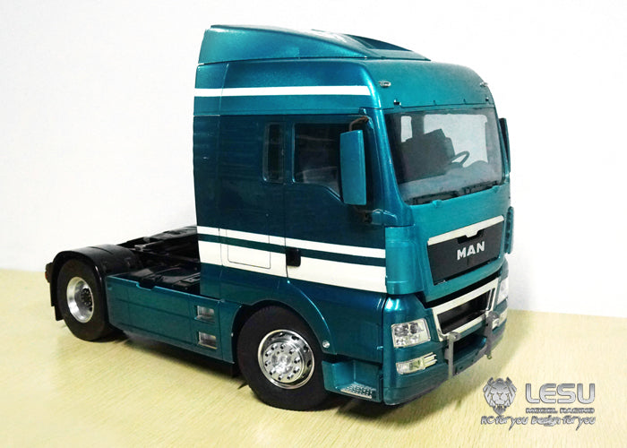 1/14 truck Tamiya tractor W-2018 wide wheel 10-hole aluminum alloy front wheel mud head modified model LESU