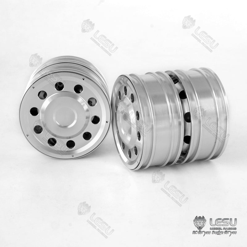 1/14 Truck Toy Aluminum Alloy Rear Wheel Hub W-2054 Tamiya Tractor Universal Modification Accessories LESU Model
