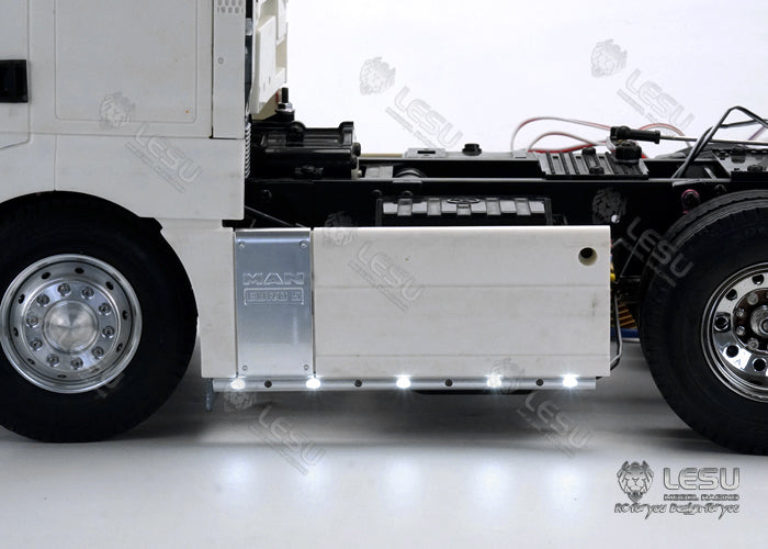 LESU 1/14 RC Truck Side Skirt Decorative Light Width Light Warning Light S-1268 for Tamiya Traction Truck DIY Modified Parts