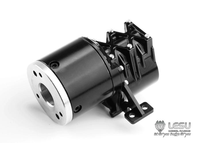 LESU1/14 truck Tamiya tractor gearbox F-5016 high torque second gear gearbox with transfer DIY dump truck