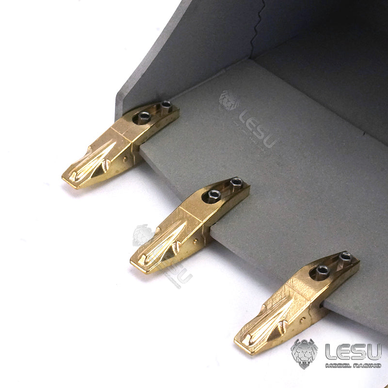 LESU 1/14 simulation hydraulic excavator PC360, wheel excavator, small short tail modified quick change hydraulic opening and closing bucket attachment
