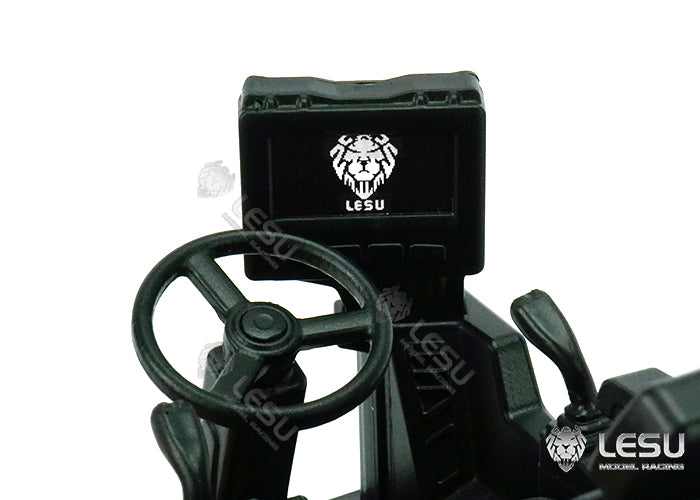 LESU 1/14 engineering model excavator driver's seat modification multi-function LCD display