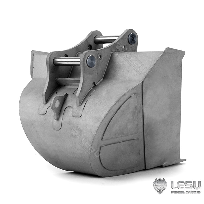 LESU 1/14 simulation hydraulic excavator PC360, wheel excavator, small short tail modified quick-detach metal trapezoidal bucket accessories