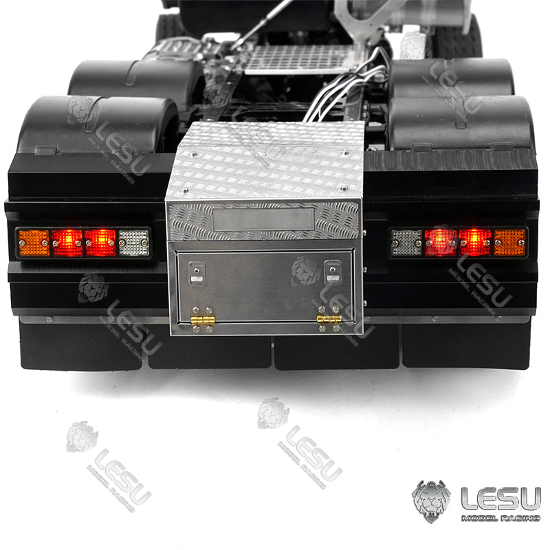 1/14 truck truck model toy FH16 tail beam tail light tool box set S-1278 Tamiya tractor LESU