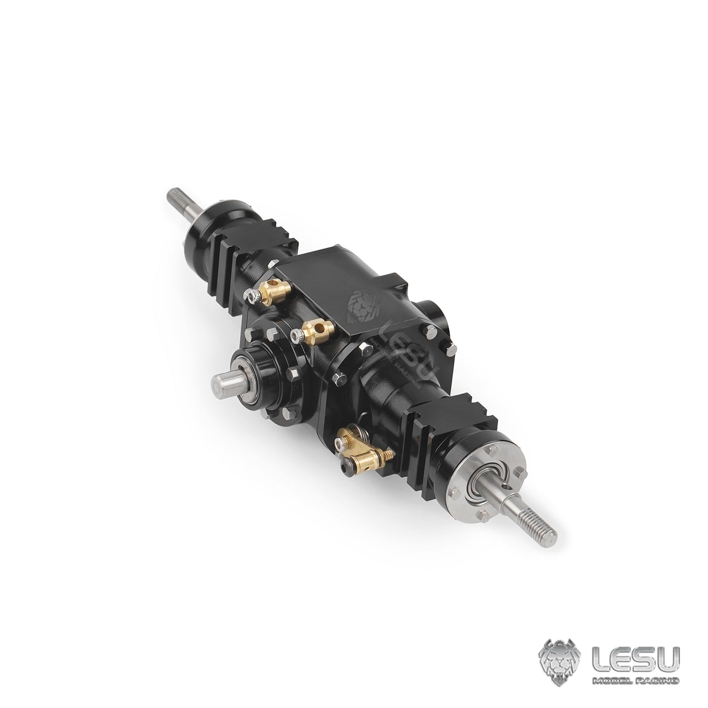 LESU 1/14 WA100M-8 loader with differential lock gear ratio 1:3 front axle and rear axle RD-2039 RC axle parts