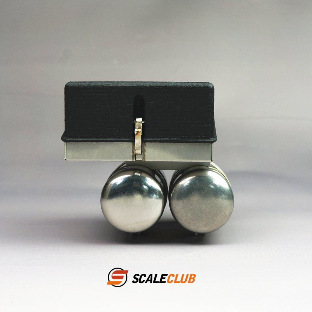 Scaleclub 1/14 JX F2000 tractor truck mud head upgrade metal battery box gas tank