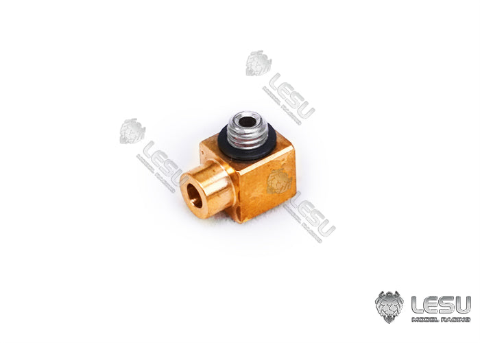 LESU engineering machinery model hydraulic components Y-1530 copper tube welding straight through bending excavator metal accessories