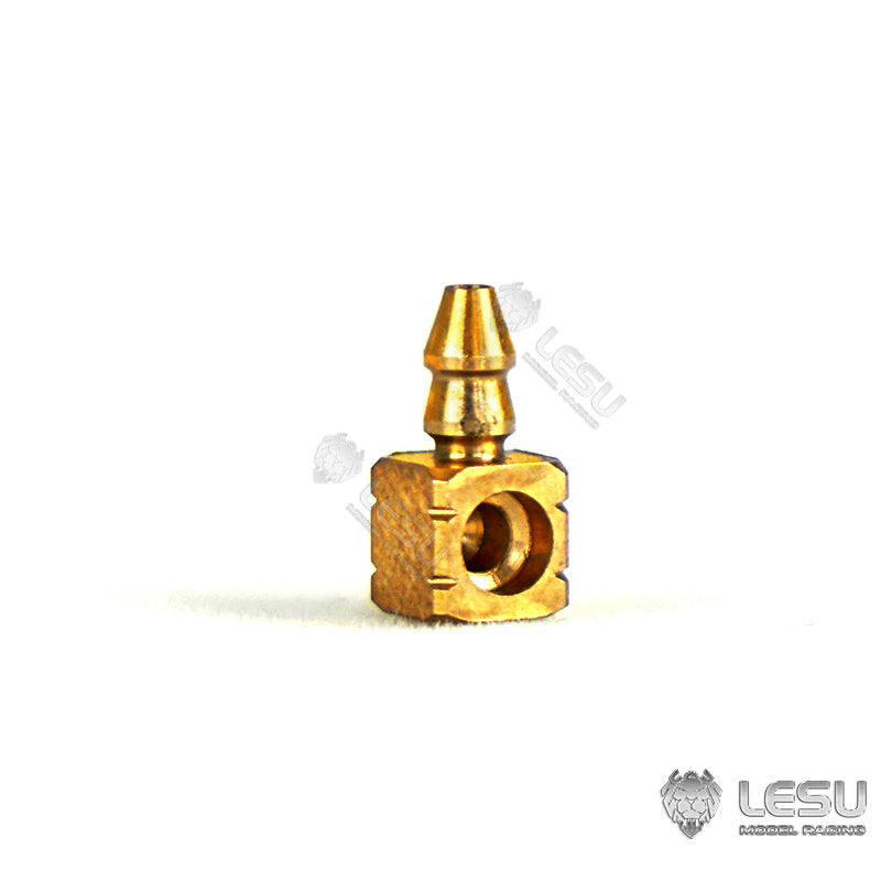 1/14 engineering machinery hydraulic model hydraulic component Y-1539 copper pipe welding parts suitable for outer 3 inner 2LESU
