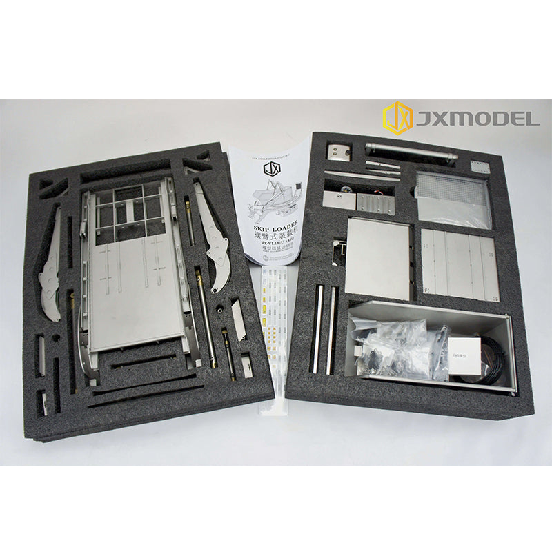 JXmodel 1/14 Four-way Valve Hydraulic Model JX-VL18 USkip Loaders Top Kit (without chassis)
