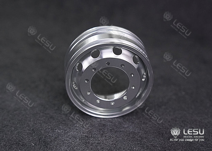 1/14 truck aluminum alloy metal wheel hub W-2048 new wheel side reduction rear axle dedicated model LESU