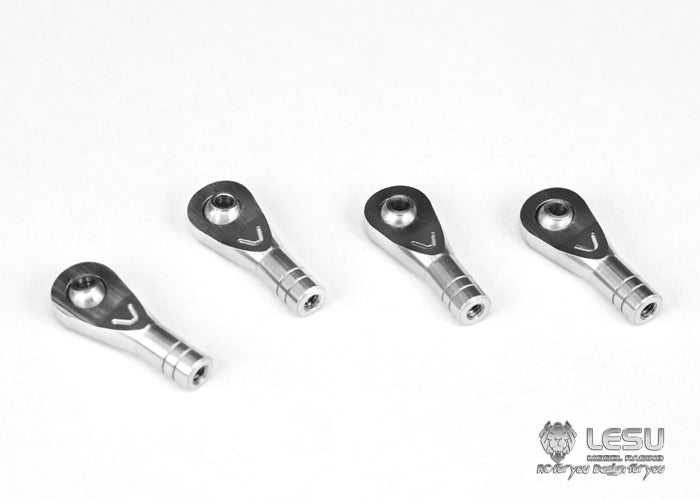Simulation laser stainless steel M2 ball joint bearing fisheye 1/14 Tamiya tractor RC climbing car model LESU