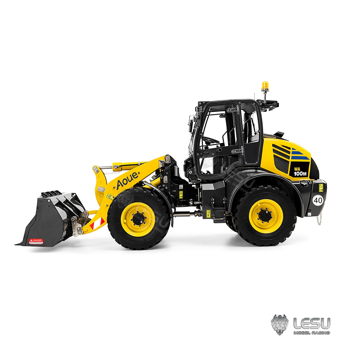 LESU 1/14 Aoue WA100M-8 Loader Hydraulic Return Steering 3+1 Valve RD-A0021