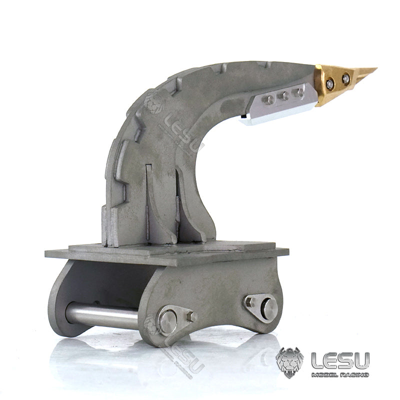 LESU 1/14 simulation hydraulic excavator PC360, wheel excavator, small short tail modified quick-detachable metal curved blade ripper attachment