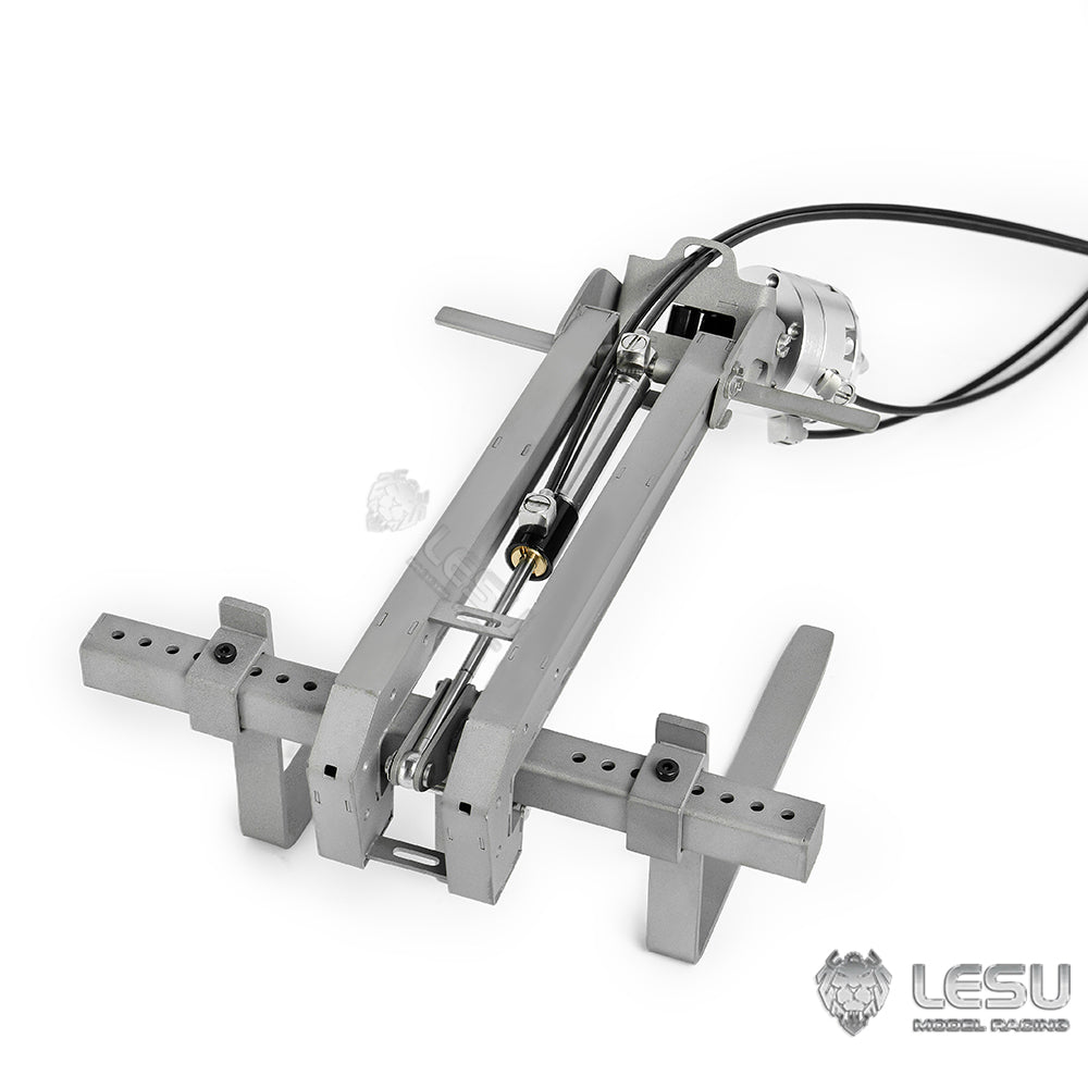 LESU 1/14 Truck Remote Control Model Metal Toy Hydraulic Truck Crane Folding Fork LS-A0048