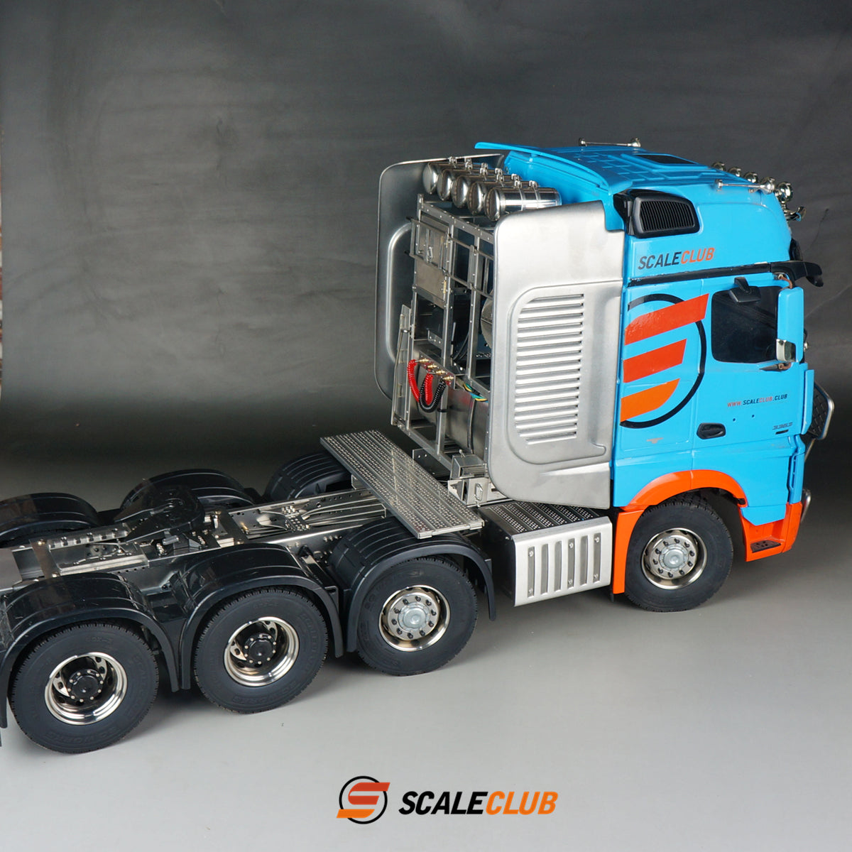 scaleclub Tamiya 1/14 Mercedes-Benz 8x8 heavy-duty trailer chassis