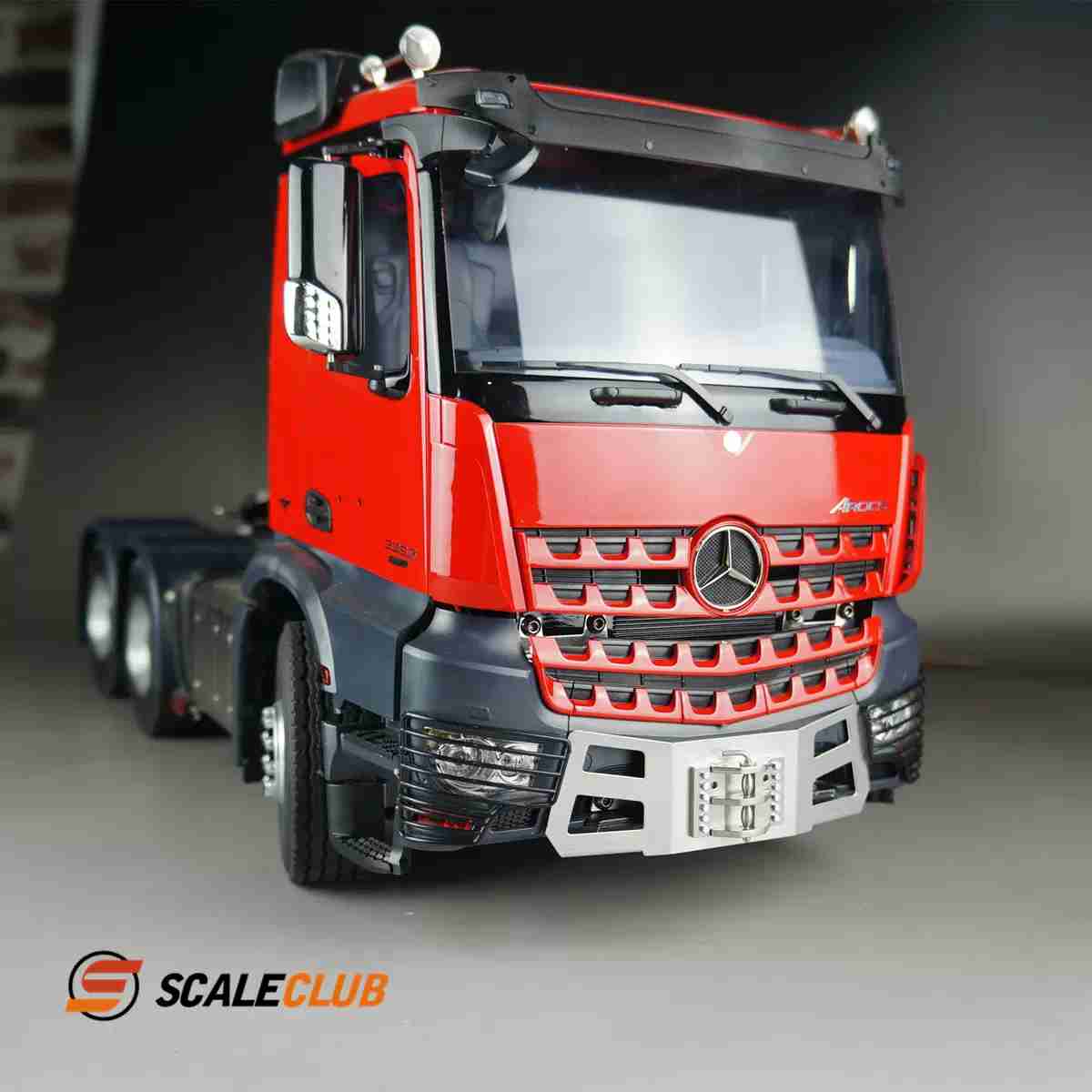 scaleclub 1/14 Tamiya benz AROCS 3363 narrow building engineering board front tow hook heavy tow hook