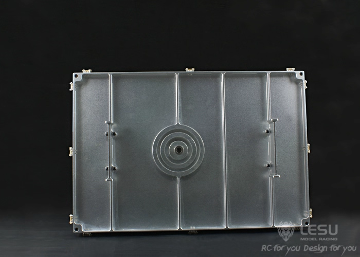 LESU1/14 Tamiya heavy tractor 8*8 remote control car model modified 280MM cargo box LS-20160303