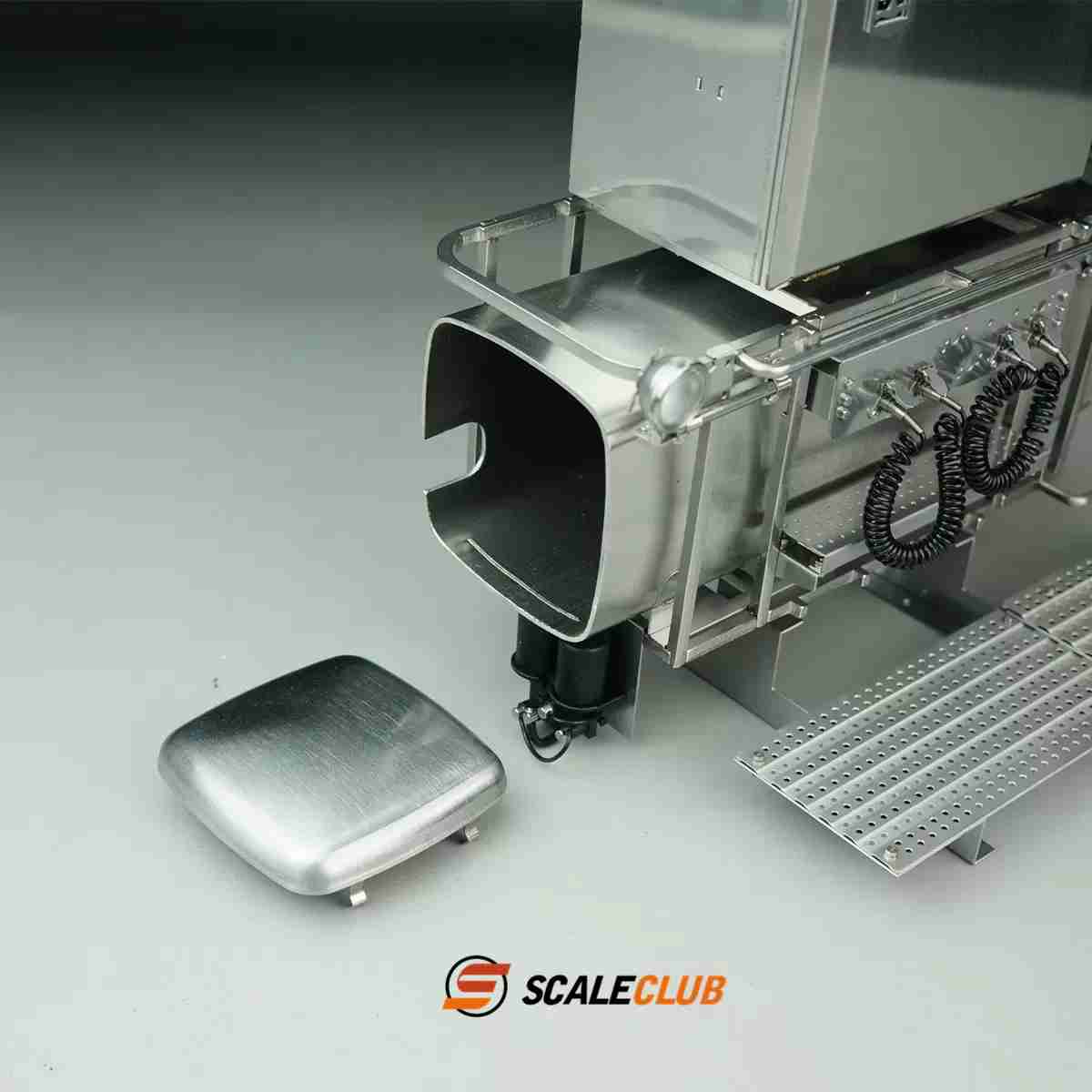 SCALECLUB Tamiya trailer truck heavy trailer equipment rack tool box spare fuel tank MAN Scania benz
