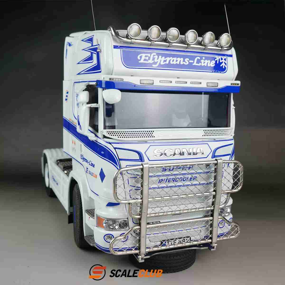 SCALECLUB Tamiya 1/14 Scania tractor metal stainless steel anti-collision fence animal pen cattle pen