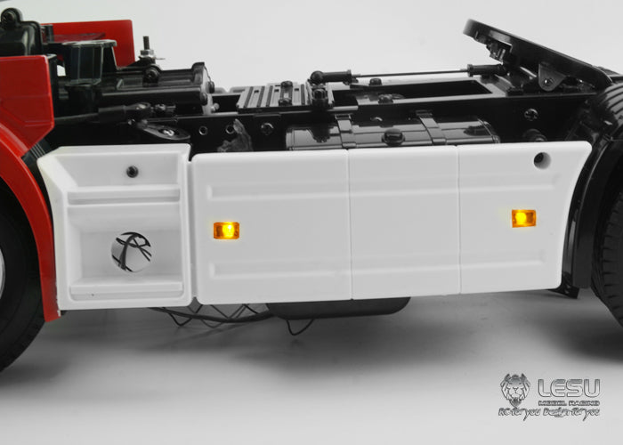 LESU RC Truck Model Toy Side Skirt Decorative Light S-1224 for Tamiya 1/14 RC R470 R620 Traction Truck Upgrade Modified Parts