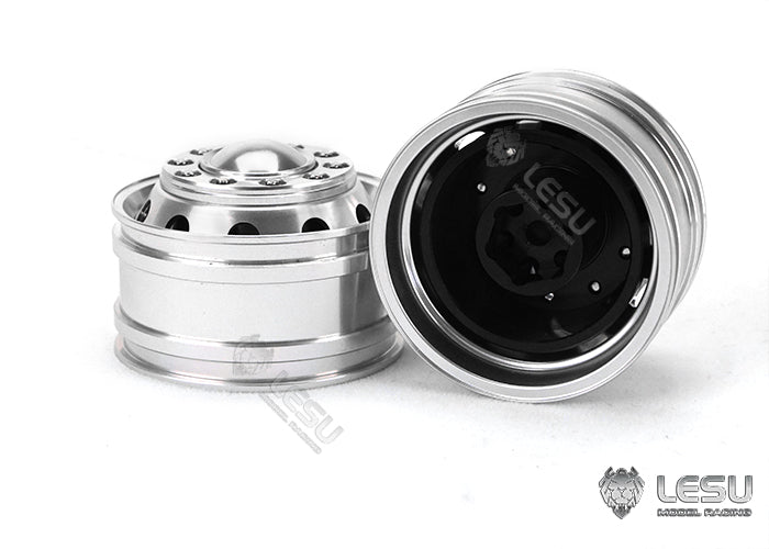 1/14 truck toy aluminum alloy CNC made front wheel hub W-2051 Tamiya tractor model accessories