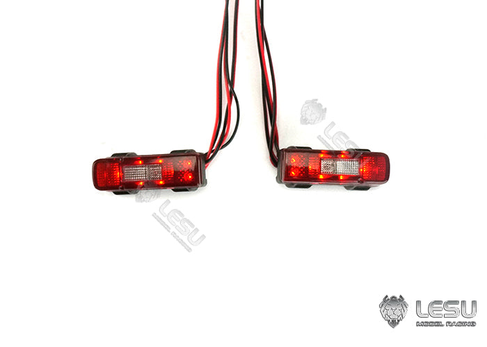 1/14 Truck Model Toy Tail Light S-1266 Tractor Wooden Car Flatbed Truck DIY Modified LESU