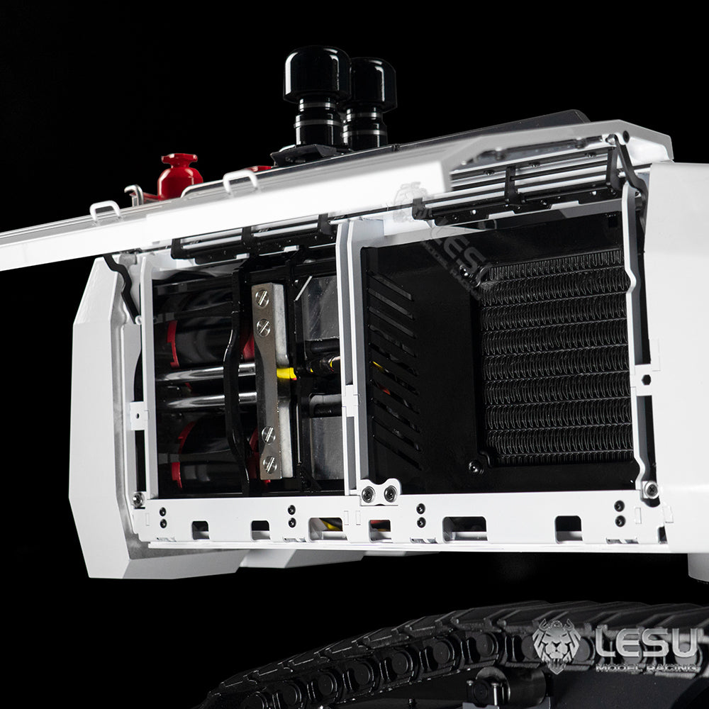 LESU 1/14 Hydraulic Remote Control Toy Heavy Duty Backhoe Excavator 4-Way Valve AOUE 9150