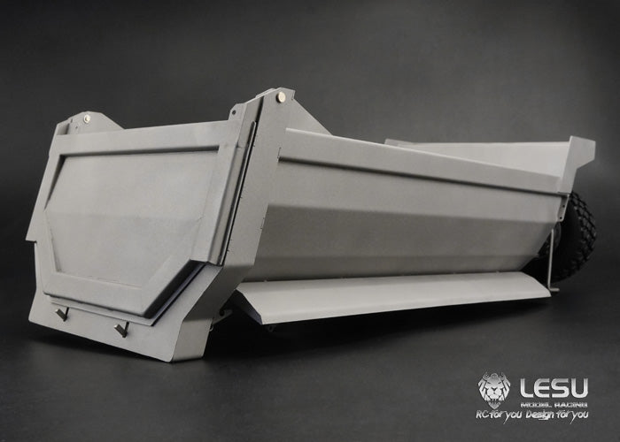 LESU1/14 Tamiya hydraulic dump truck bucket front cylinder hardcover U bucket DIY modified car model body