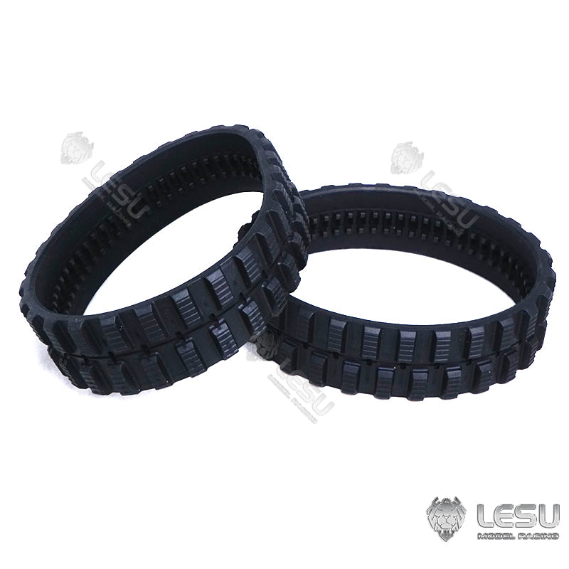 LESU 1/14 Simulation Model Engineering Crawler Bobcat Skid Steer Loader Rubber Track Strip