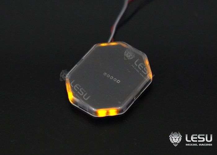 LED red blue yellow variable mode fire truck engineering warning dome light parts LESU 1/14 truck toy Tamiya tractor truck