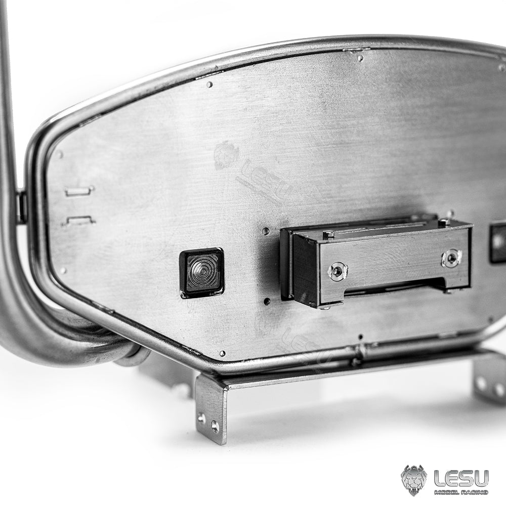 LESU1/14 Tamiya tractor truck DIY modified car model exhaust pipe assembly double hole chimney
