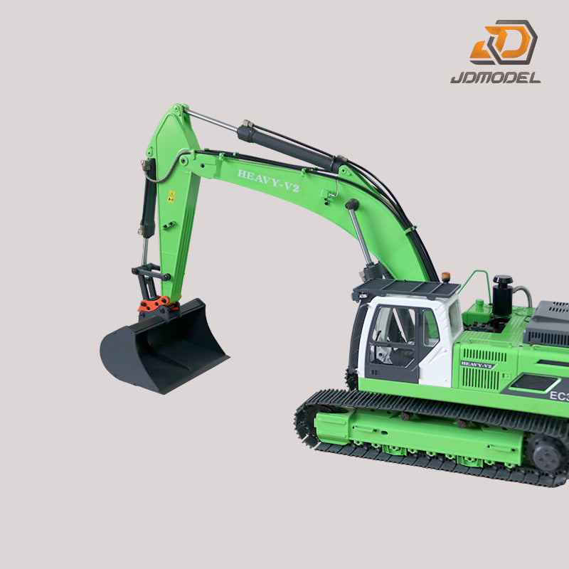 JDMODEL 1/14 remote control hydraulic metal excavator model replacement upgrade accessories various scenes use