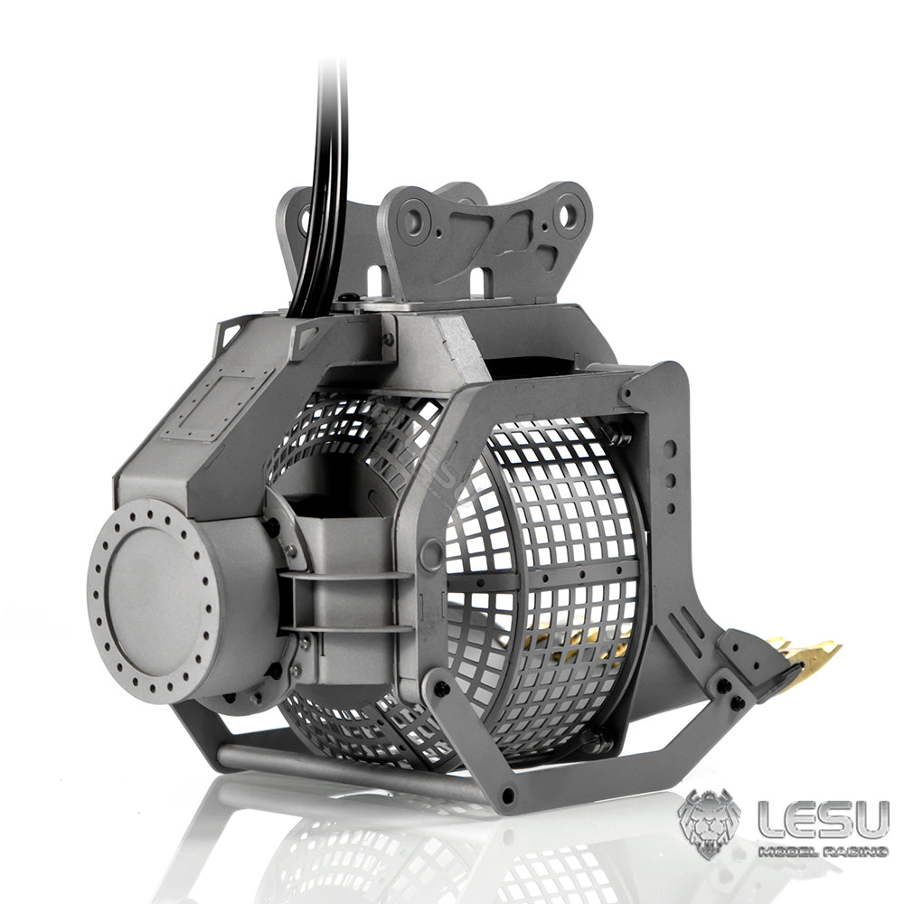 LESU 1/14 Excavator Model Quick Release Full Metal Hydraulic Motor Screen Bucket Accessory AT-C0018