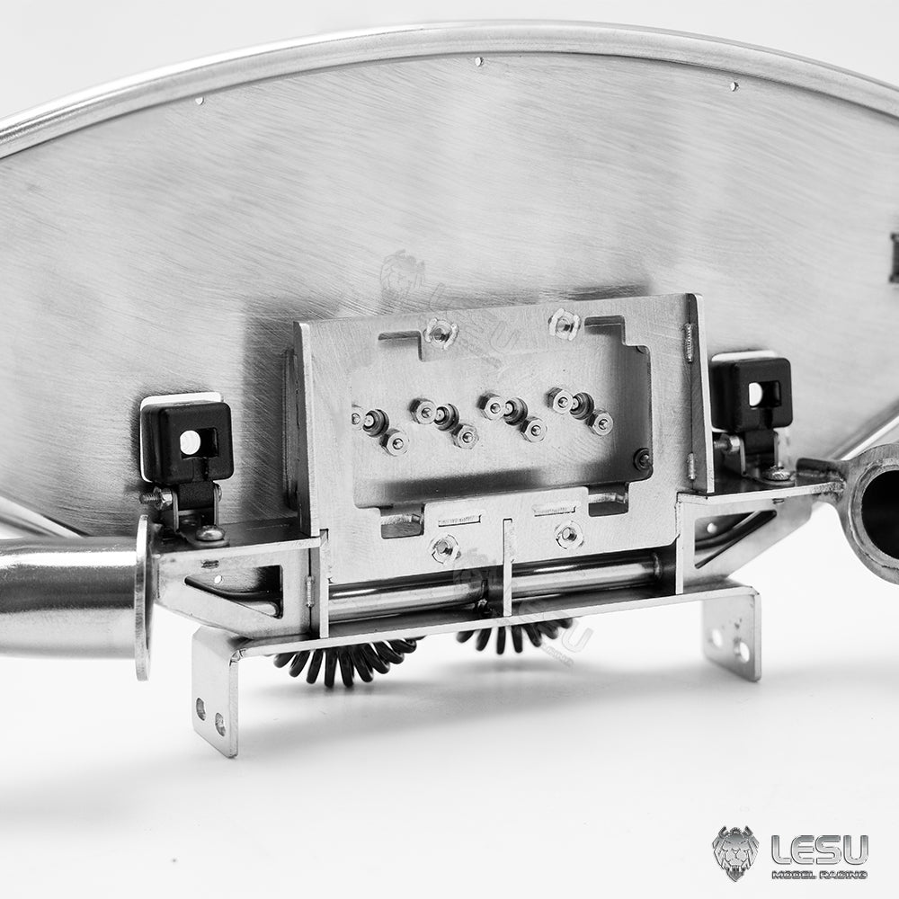 LESU1/14 Tamiya tractor truck DIY modified car model exhaust pipe assembly double hole chimney