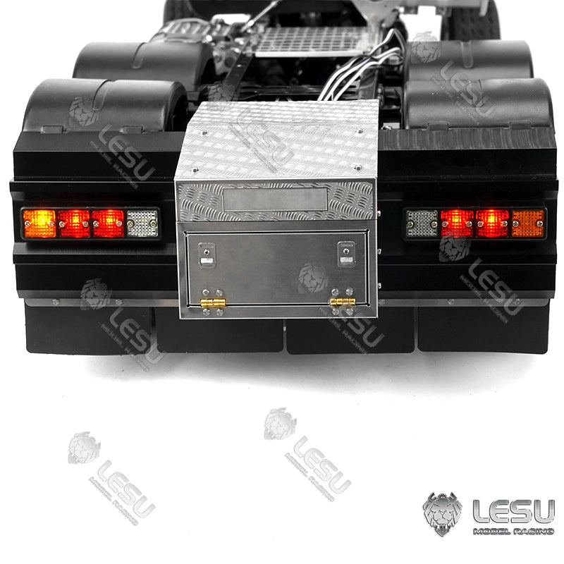 1/14 truck truck model toy FH16 tail beam tail light tool box set S-1278 Tamiya tractor LESU