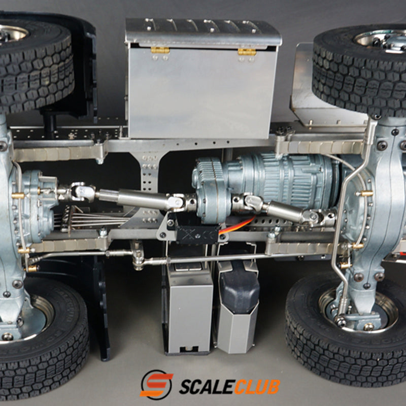 scaleclub Tamiya 1/14 Mercedes-Benz 8x8 heavy-duty trailer chassis