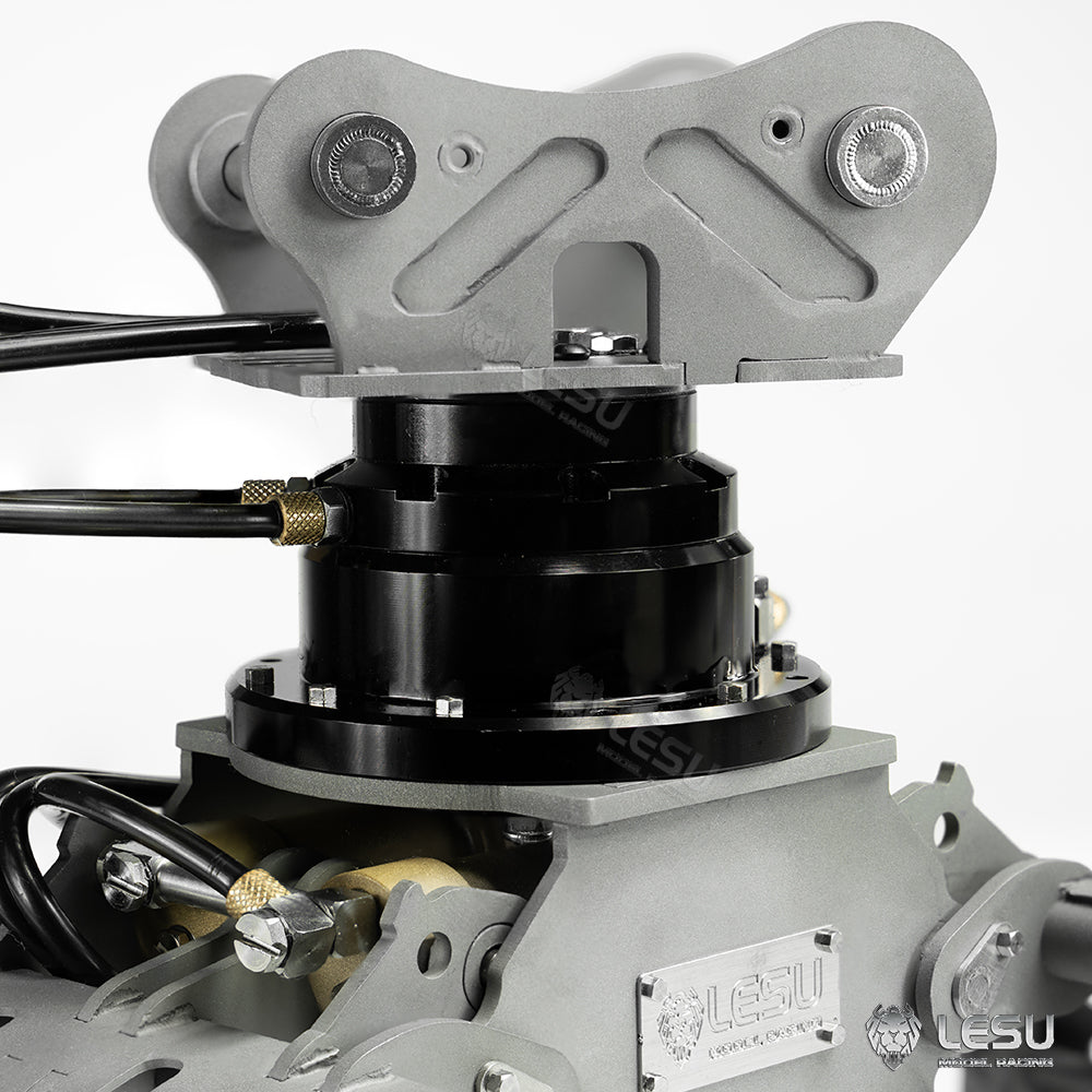 LESU 1/14 Engineering Hydraulic Excavator CAT 374F Modified Quick Change Hydraulic Mechanical Claw Attachment