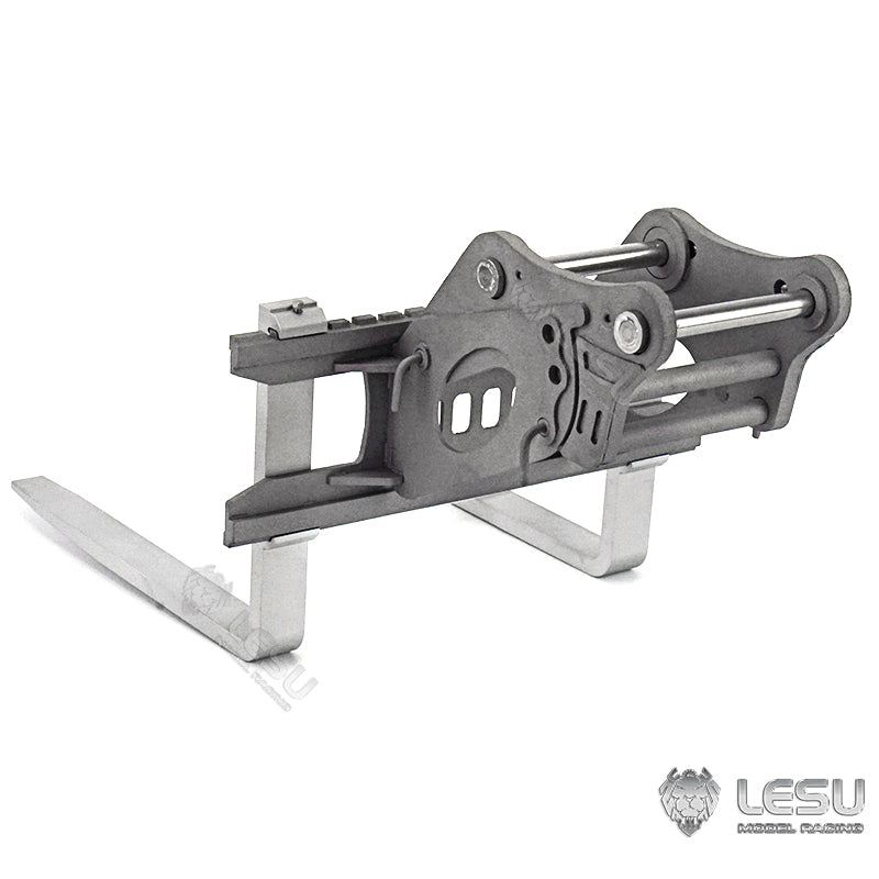 LESU 1/14 Engineering Hydraulic Excavator CAT 374F Modified Quick Change Metal Fork Attachment