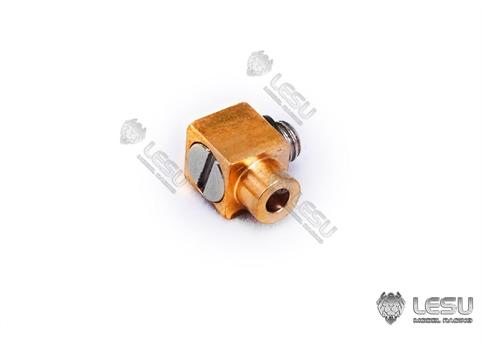 LESU engineering machinery model hydraulic components Y-1530 copper tube welding straight through bending excavator metal accessories