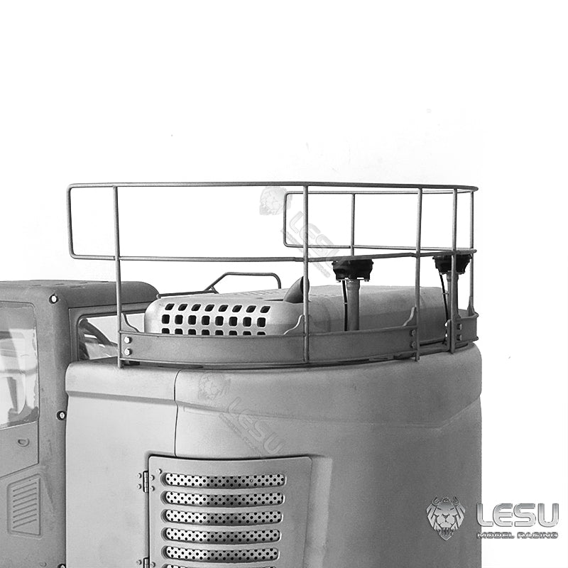 LESU 1/14 engineering excavator model toy short tail ET26 cab metal guardrail DIY modification parts