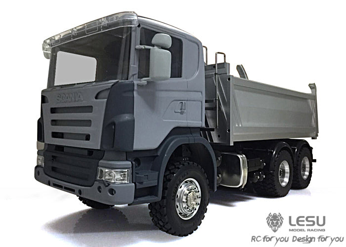 LESU 1/14 Tamiya dump truck DIY remote control model accessories modified beam finished dump truck 6X6 beam L-104