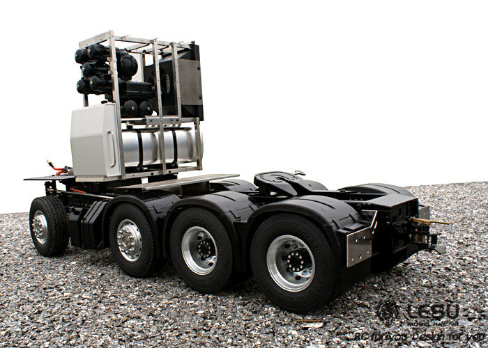 LESU 1/14 Tamiya Benz 1851 3363 Heavy Duty Tractor Truck Chassis 8X8 Full Drive Differential Lock Axle